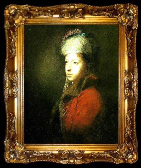 framed  Sir Joshua Reynolds guiseppe marchi, ta009-2